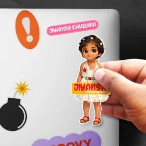 Transparent Labels with Framing - Personalised Stickers