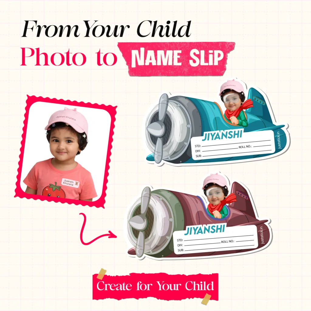 Premium Photo Name Slip 4