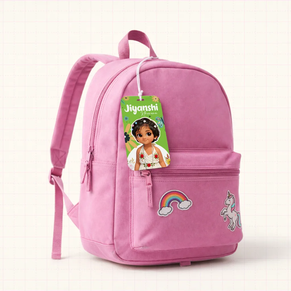Premium kids bag tag 4