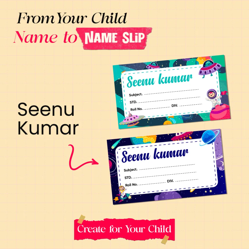Standard Name Slips 5