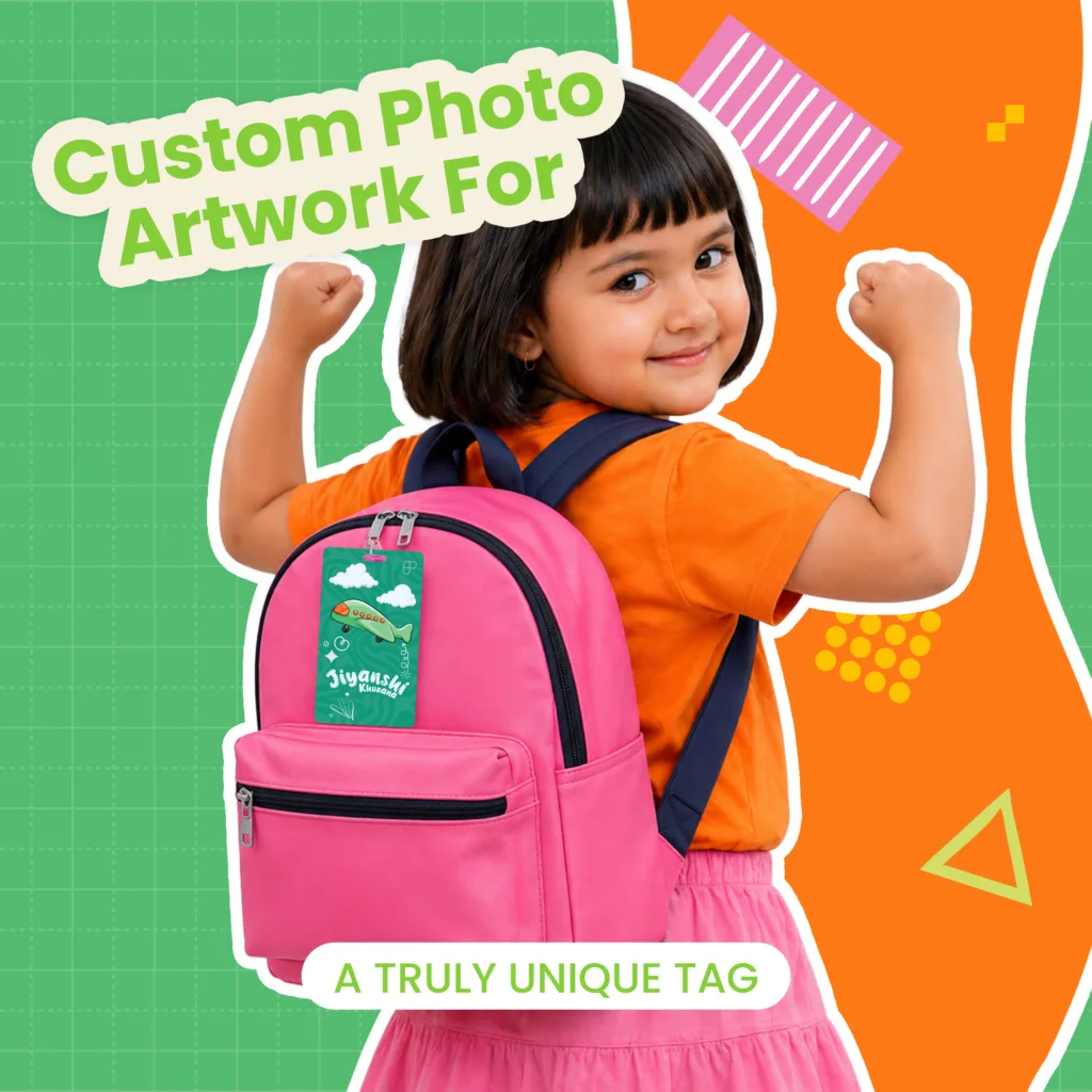 Standard kids bag tag 3