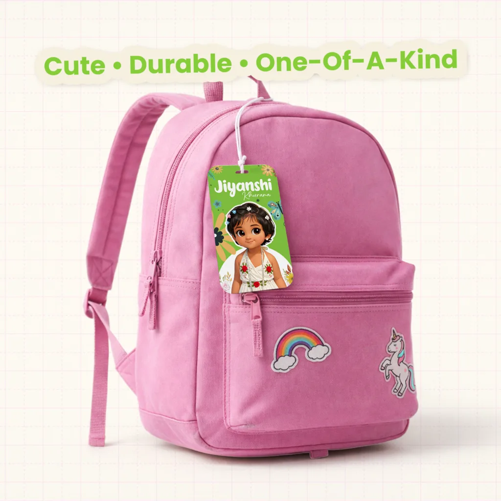 Standard kids bag tag 4
