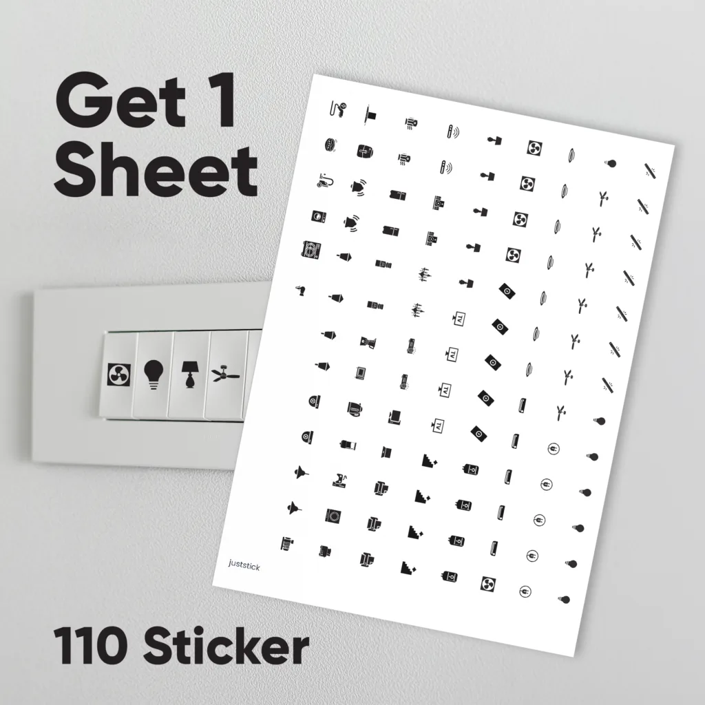 Switches Sticker Black 5