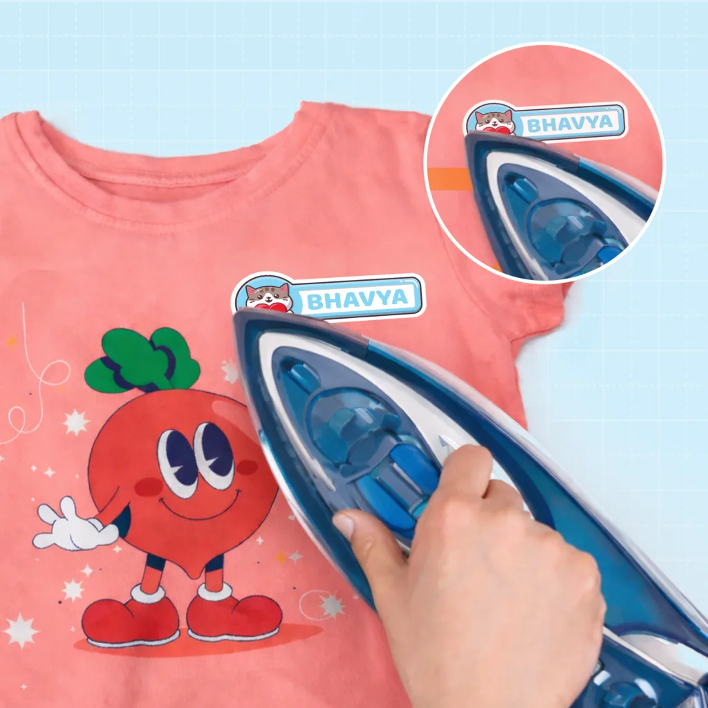 clothing label With Charcter 3